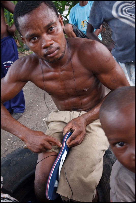 Fixing my jandals.jpg